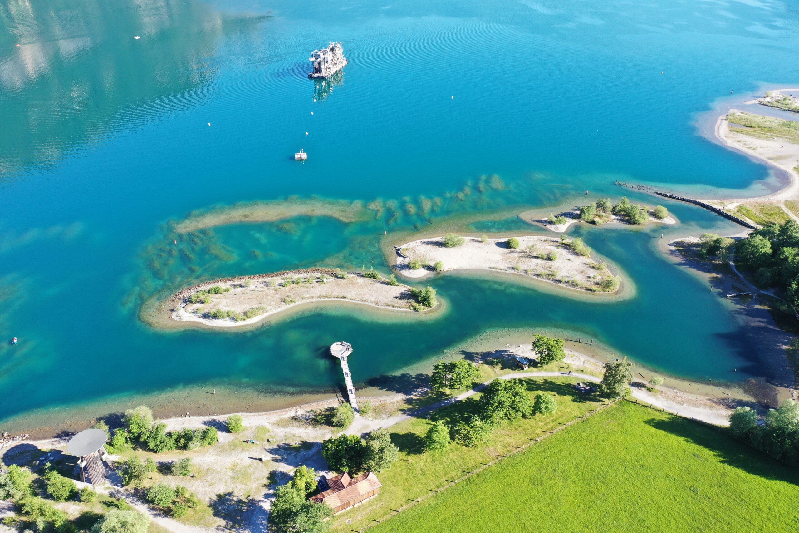 Reussdelta nach erster Seeschüttung